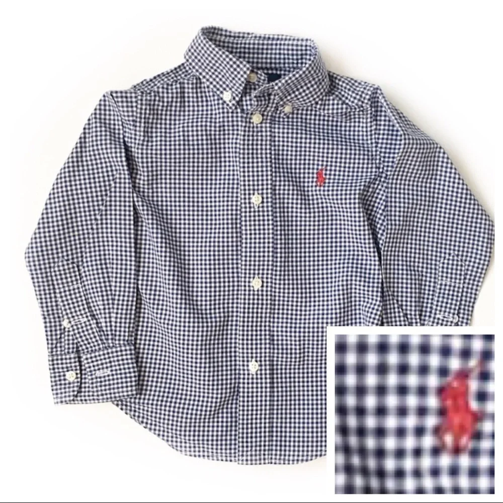 Ralph Lauren Gingham Buttoned Shirt